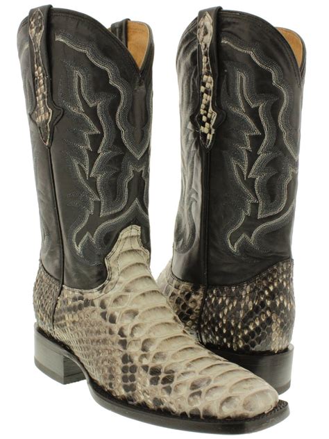 python leather boots men's.